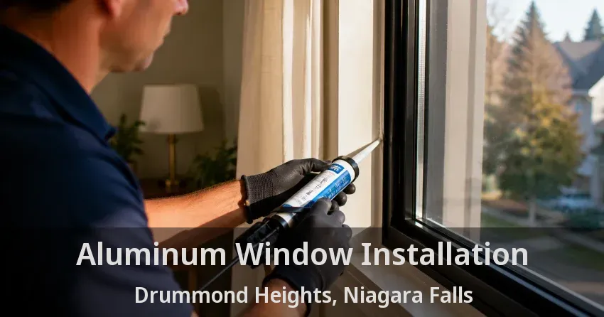 Aluminum Window Installation Drummond Heights, Niagara Falls - ON