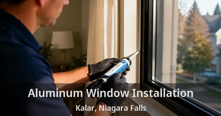 Aluminum Window Installation Kalar, Niagara Falls - ON