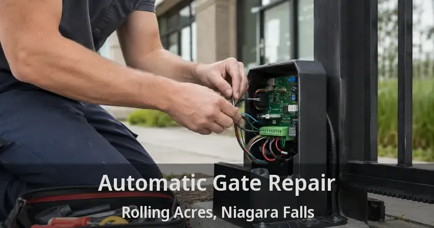 Automatic Gate Repair Rolling Acres, Niagara Falls - ON
