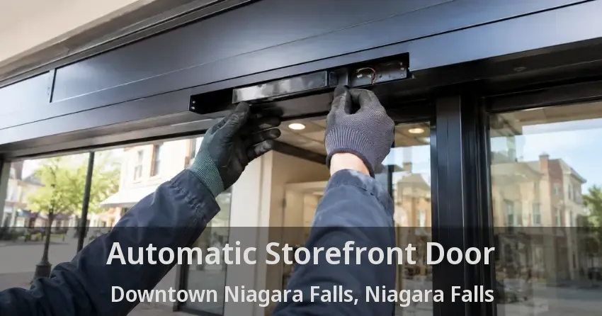 Automatic Storefront Door Downtown Niagara Falls, Niagara Falls - ON