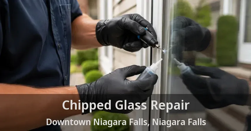 Chipped Glass Repair Downtown Niagara Falls, Niagara Falls - ON