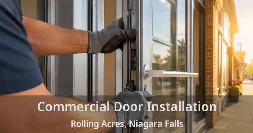 Commercial Door Installation Rolling Acres, Niagara Falls - ON