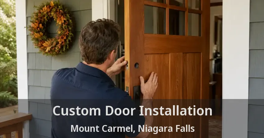 Custom Door Installation Mount Carmel, Niagara Falls - ON
