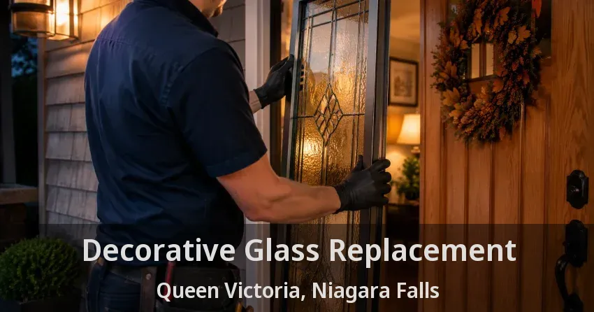 Decorative Glass Replacement Queen Victoria, Niagara Falls - ON