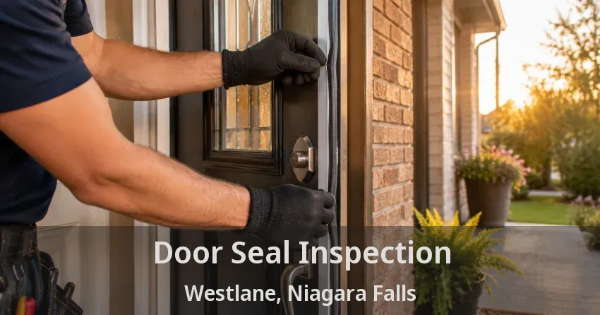 Door Seal Inspection Westlane, Niagara Falls - ON