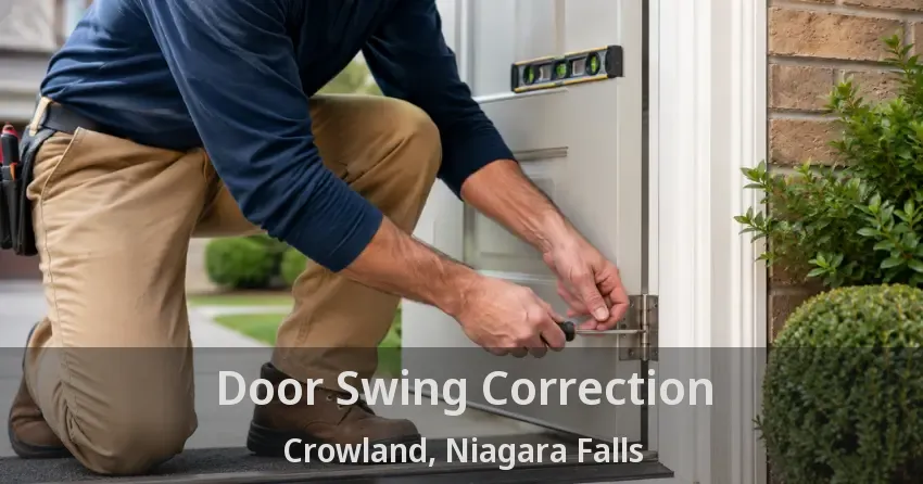 Door Swing Correction Crowland, Niagara Falls - ON