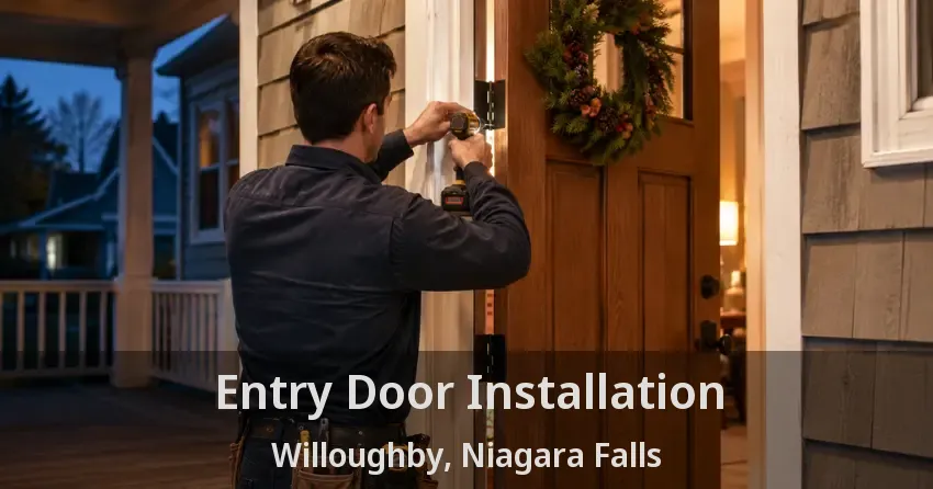 Entry Door Installation Willoughby, Niagara Falls - ON