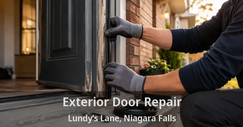 Exterior Door Repair Lundy’s Lane, Niagara Falls - ON