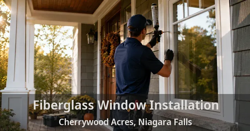 Fiberglass Window Installation Cherrywood Acres, Niagara Falls - ON