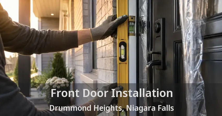Front Door Installation Drummond Heights, Niagara Falls - ON