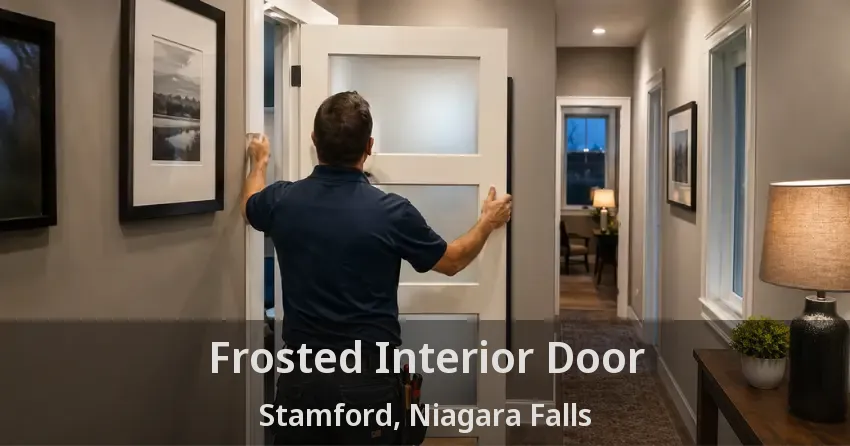 Frosted Interior Door Stamford, Niagara Falls - ON