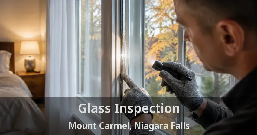 Glass Inspection Mount Carmel, Niagara Falls - ON