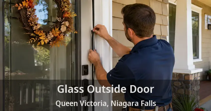 Glass Outside Door Queen Victoria, Niagara Falls - ON