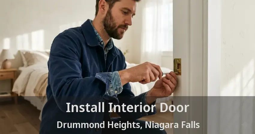 Install Interior Door Drummond Heights, Niagara Falls - ON