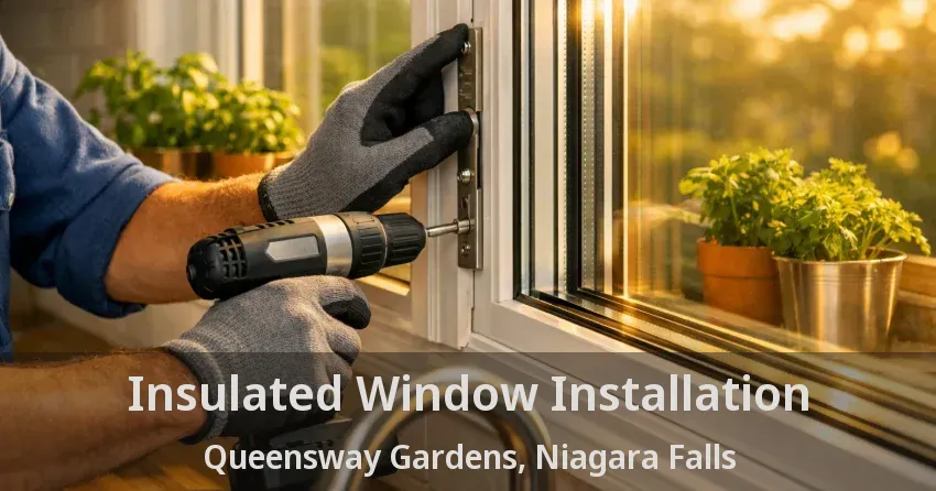 Insulated Window Installation Queensway Gardens, Niagara Falls - ON