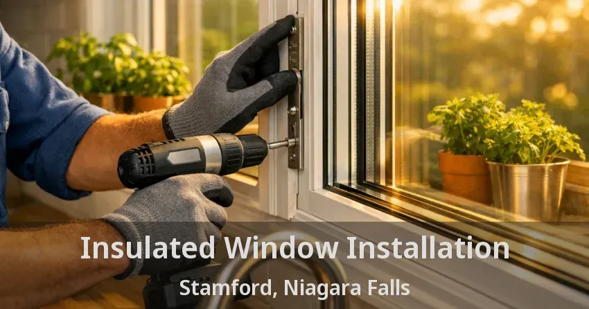 Insulated Window Installation Stamford, Niagara Falls - ON