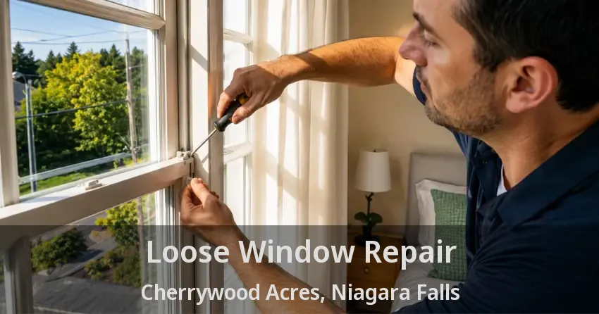 Loose Window Repair Cherrywood Acres, Niagara Falls - ON