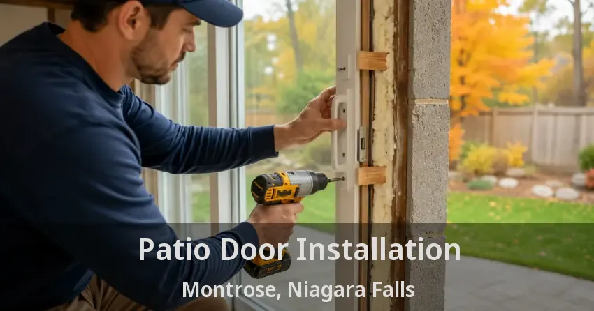 Patio Door Installation Montrose, Niagara Falls - ON
