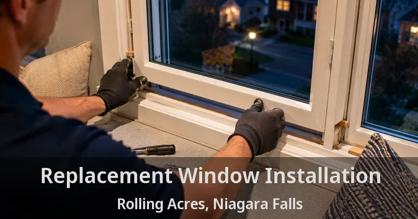 Replacement Window Installation Rolling Acres, Niagara Falls - ON