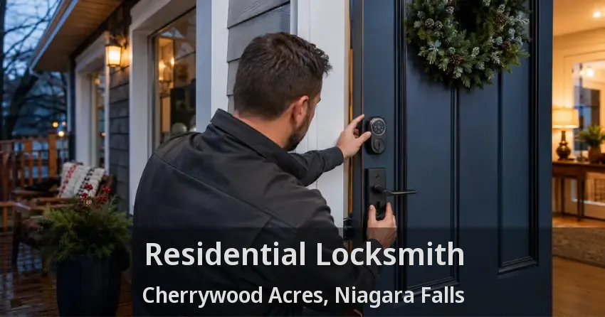 Residential Locksmith Cherrywood Acres, Niagara Falls - ON