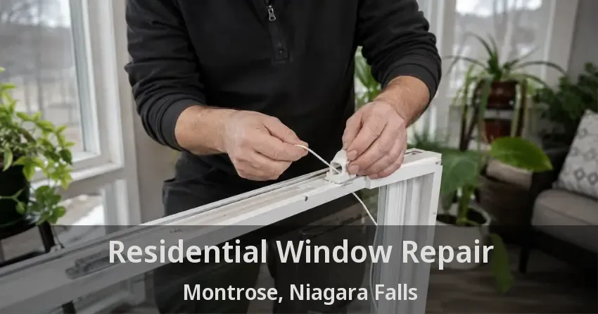 Residential Window Repair Montrose, Niagara Falls - ON