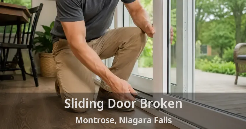Sliding Door Broken Montrose, Niagara Falls - ON