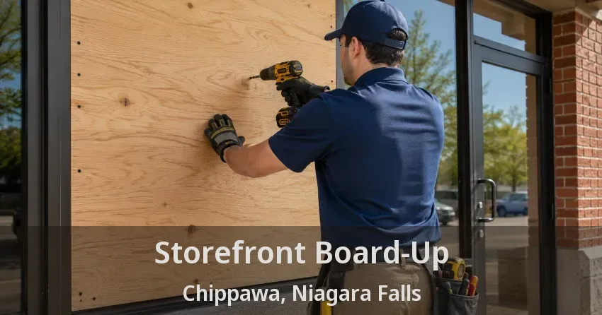 Storefront Board-Up Chippawa, Niagara Falls - ON