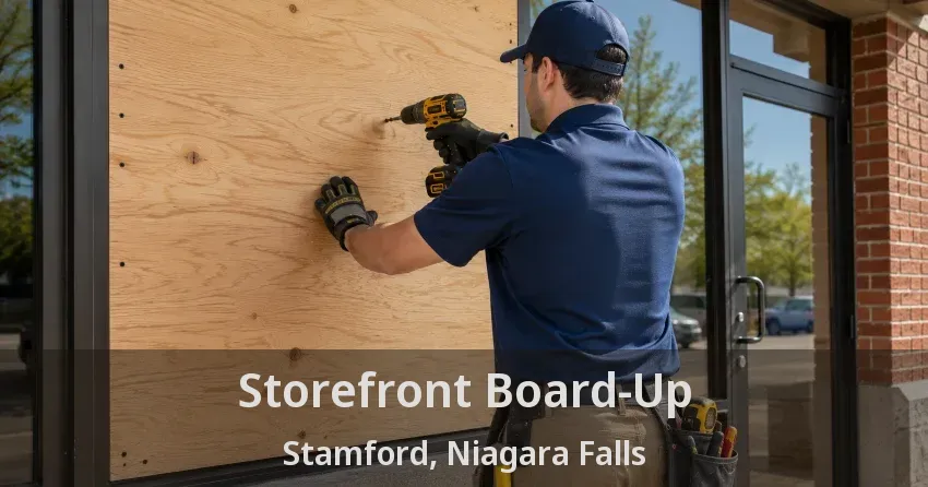 Storefront Board-Up Stamford, Niagara Falls - ON