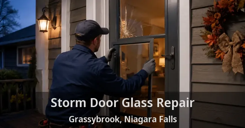 Storm Door Glass Repair Grassybrook, Niagara Falls - ON