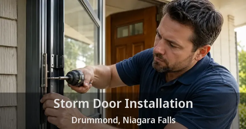 Storm Door Installation Drummond, Niagara Falls - ON