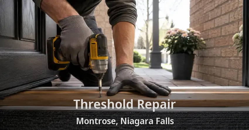 Threshold Repair Montrose, Niagara Falls - ON