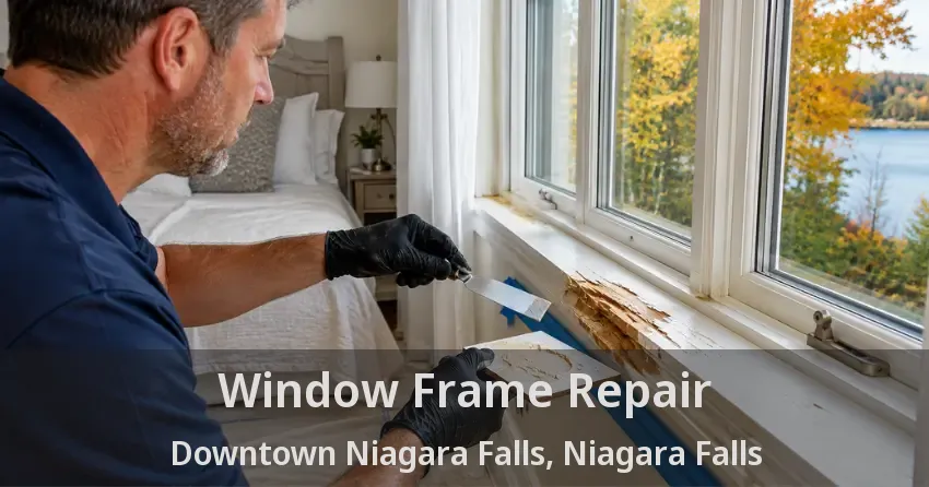 Window Frame Repair Downtown Niagara Falls, Niagara Falls - ON