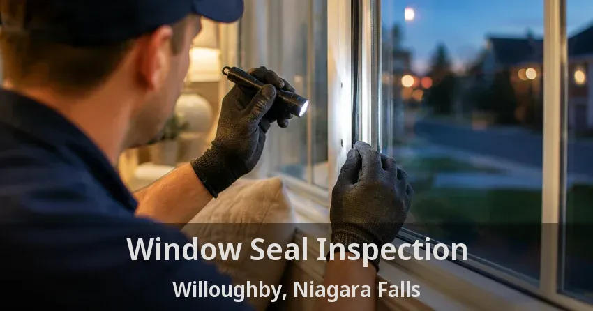 Window Seal Inspection Willoughby, Niagara Falls - ON