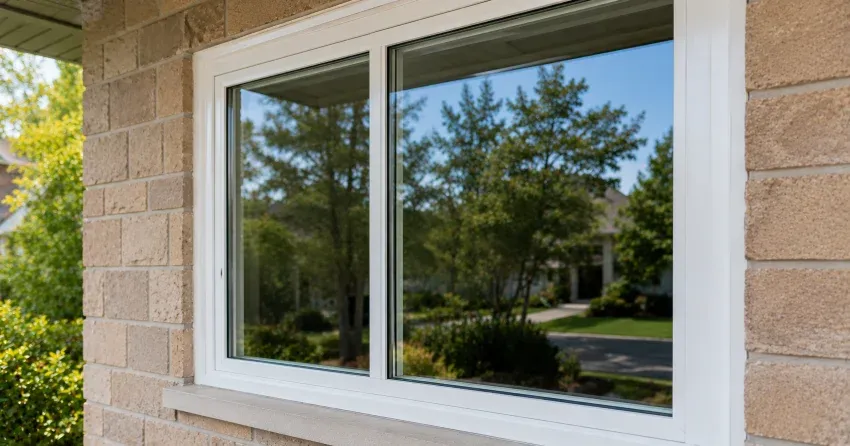 technician installing new insulated glass unit in window frame in Crowland, Niagara Falls